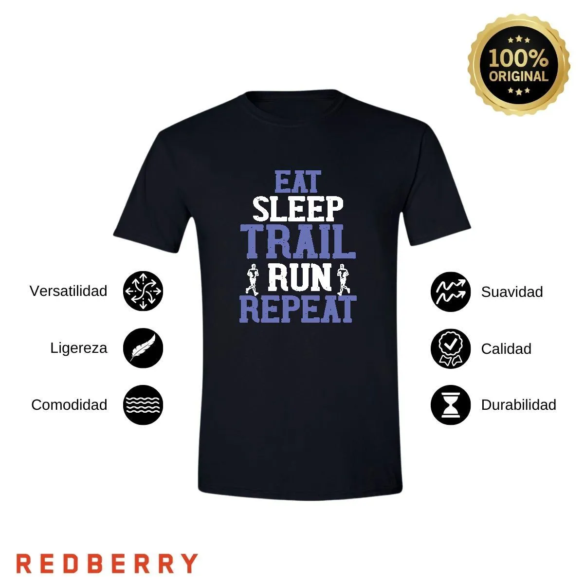 Playera Hombre Running Correr Maratón RN1006