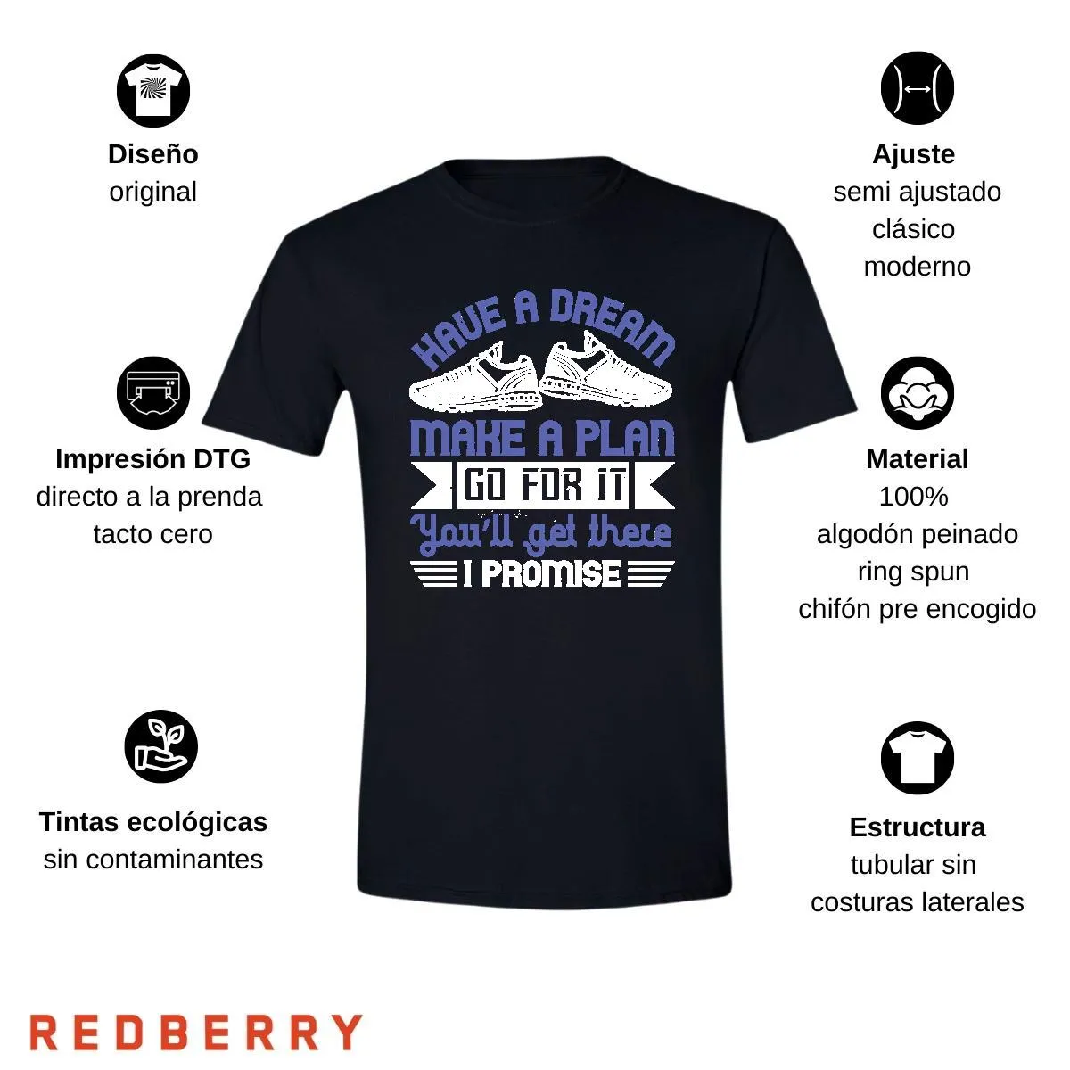 Playera Hombre Running Correr Maratón RN1008
