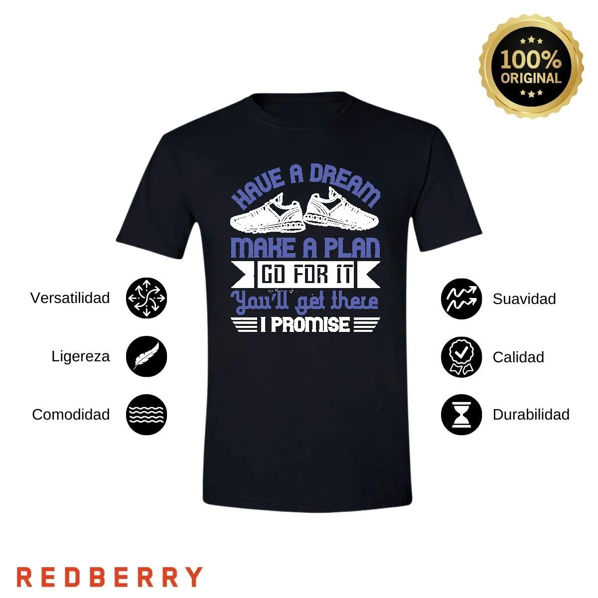 Playera Hombre Running Correr Maratón RN1008
