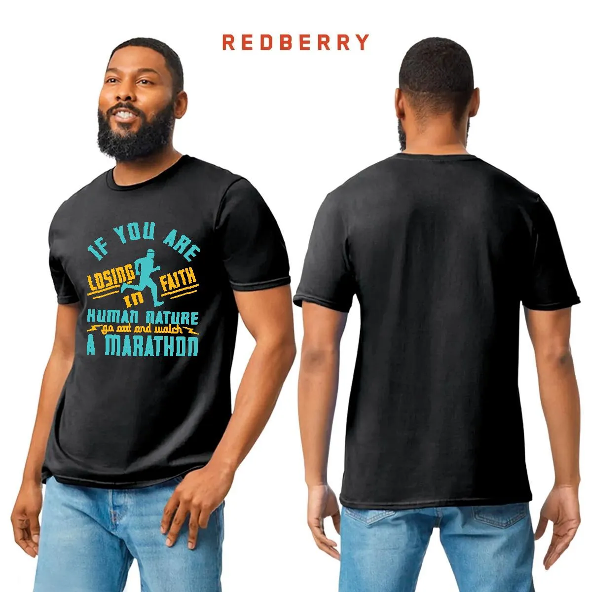 Playera Hombre Running Correr Maratón RN1014