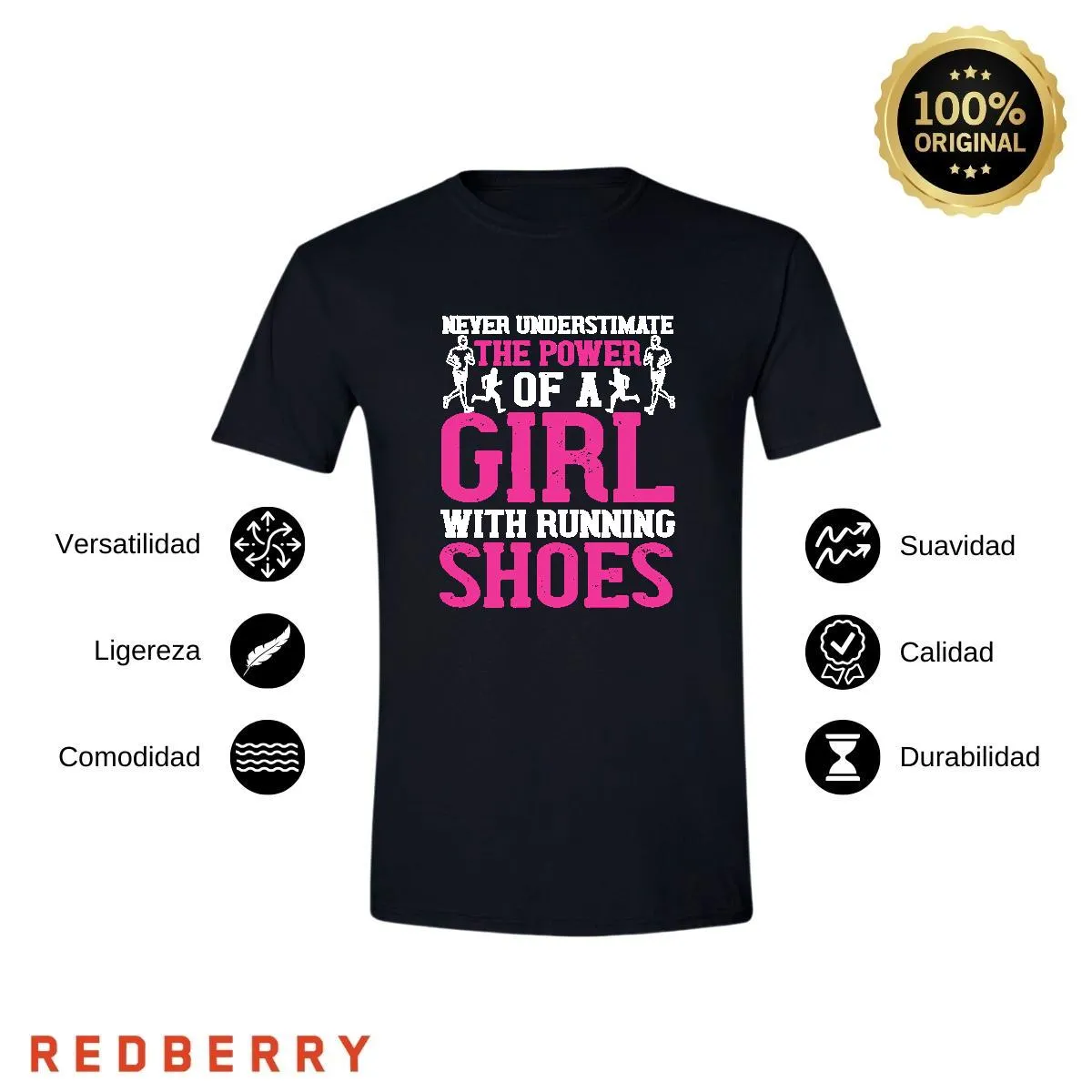 Playera Hombre Running Correr Maratón RN1022
