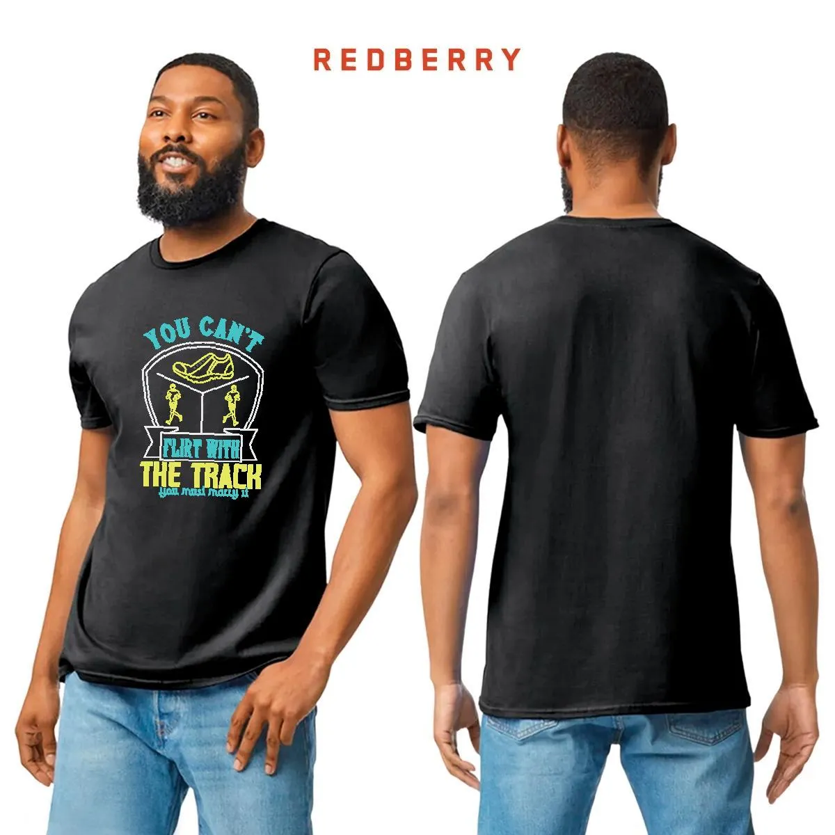 Playera Hombre Running Correr Maratón RN1049