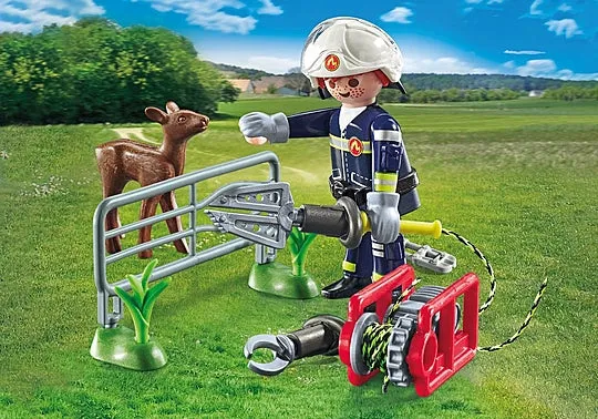 Playmobil Firefighting Mission: Animal Rescue (71467)