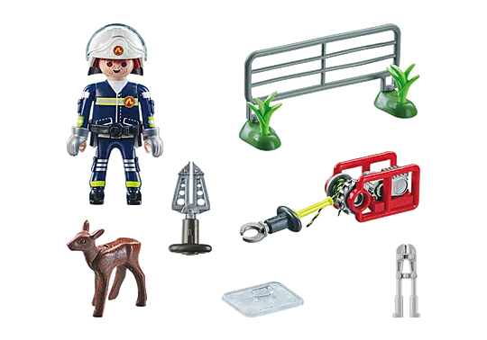 Playmobil Firefighting Mission: Animal Rescue (71467)