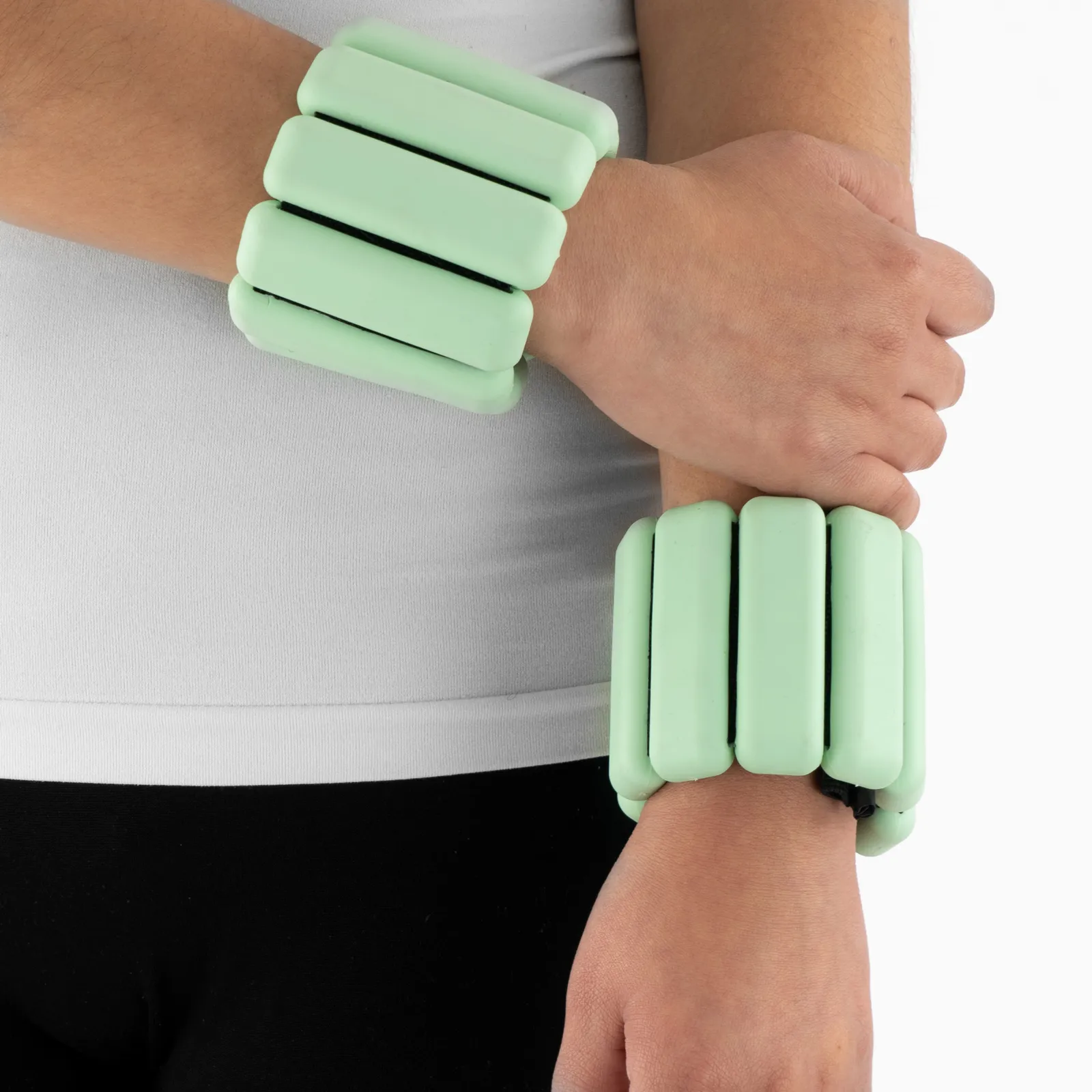 Polainas de Silicon Ajustables Muñeca Tobillo AnkleWeights