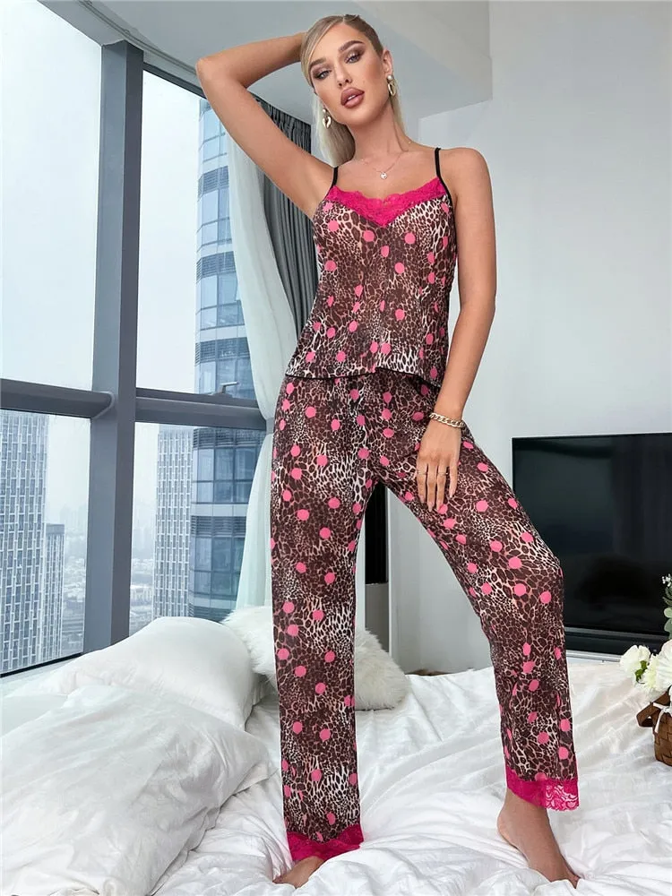 Polka Dot Leopard Set