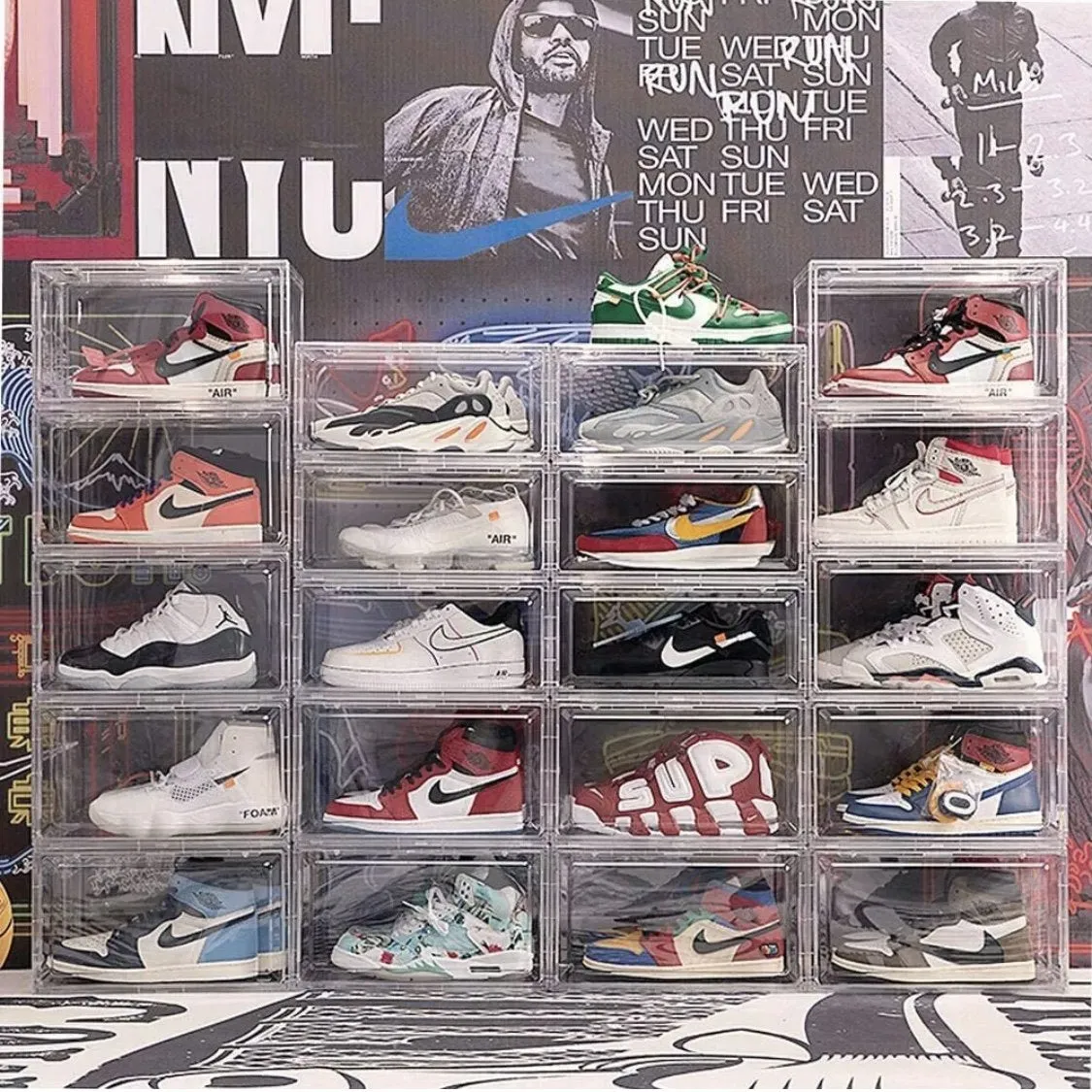Premium Shoe Storage XL - Crystal Clear