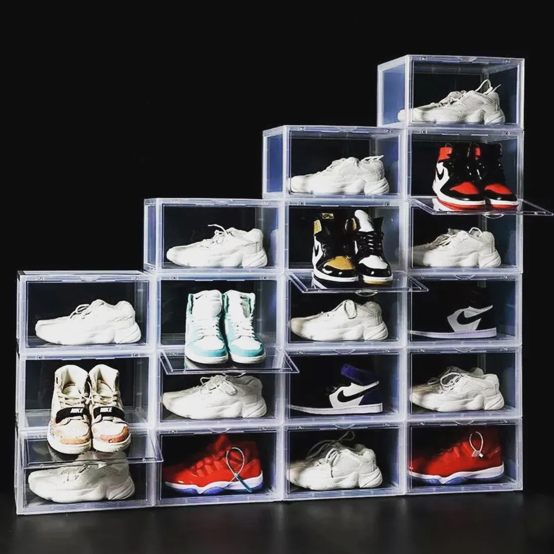 Premium Shoe Storage XL - Crystal Clear