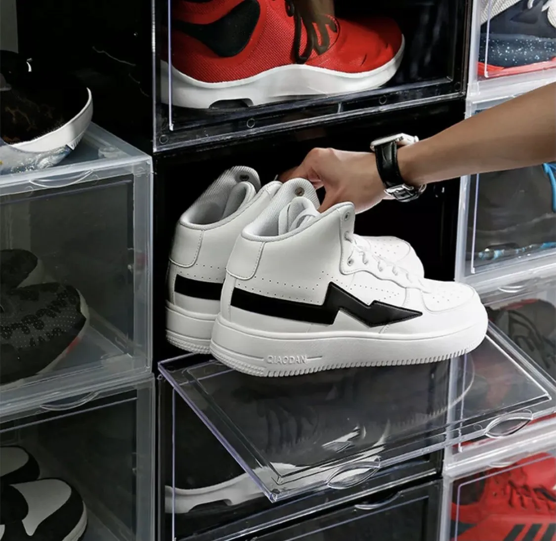 Premium Shoe Storage XL - Crystal Clear