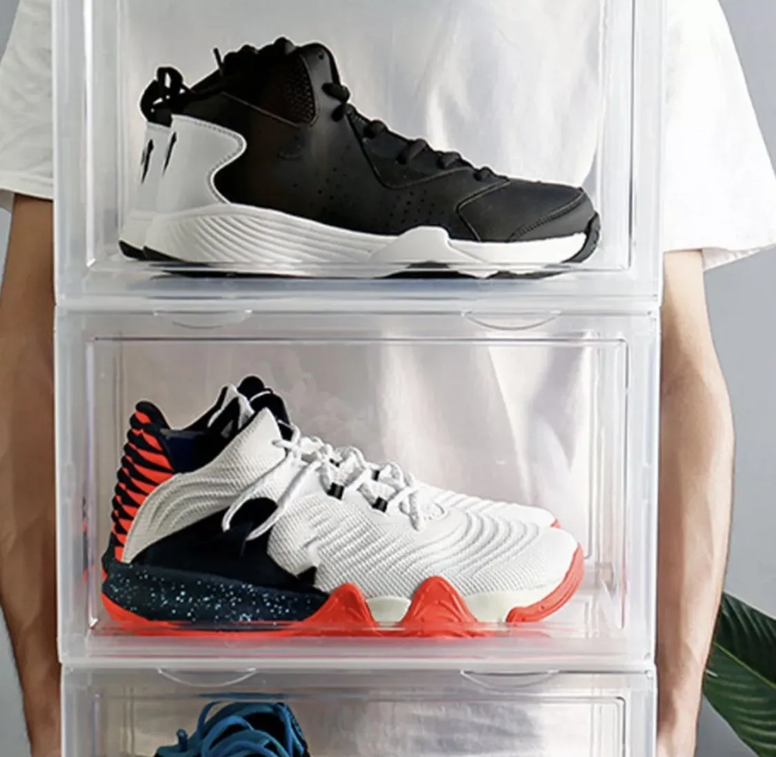Premium Shoe Storage XL - Crystal Clear