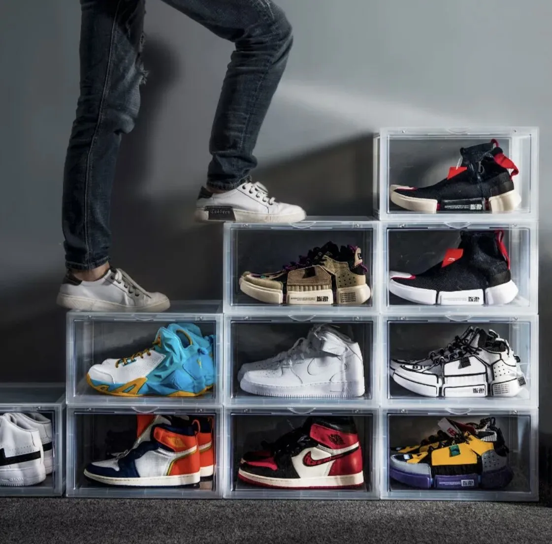 Premium Shoe Storage XL - Crystal Clear