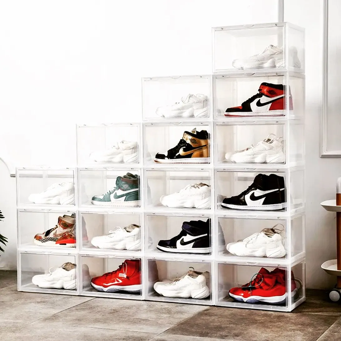 Premium Shoe Storage XL - Crystal Clear