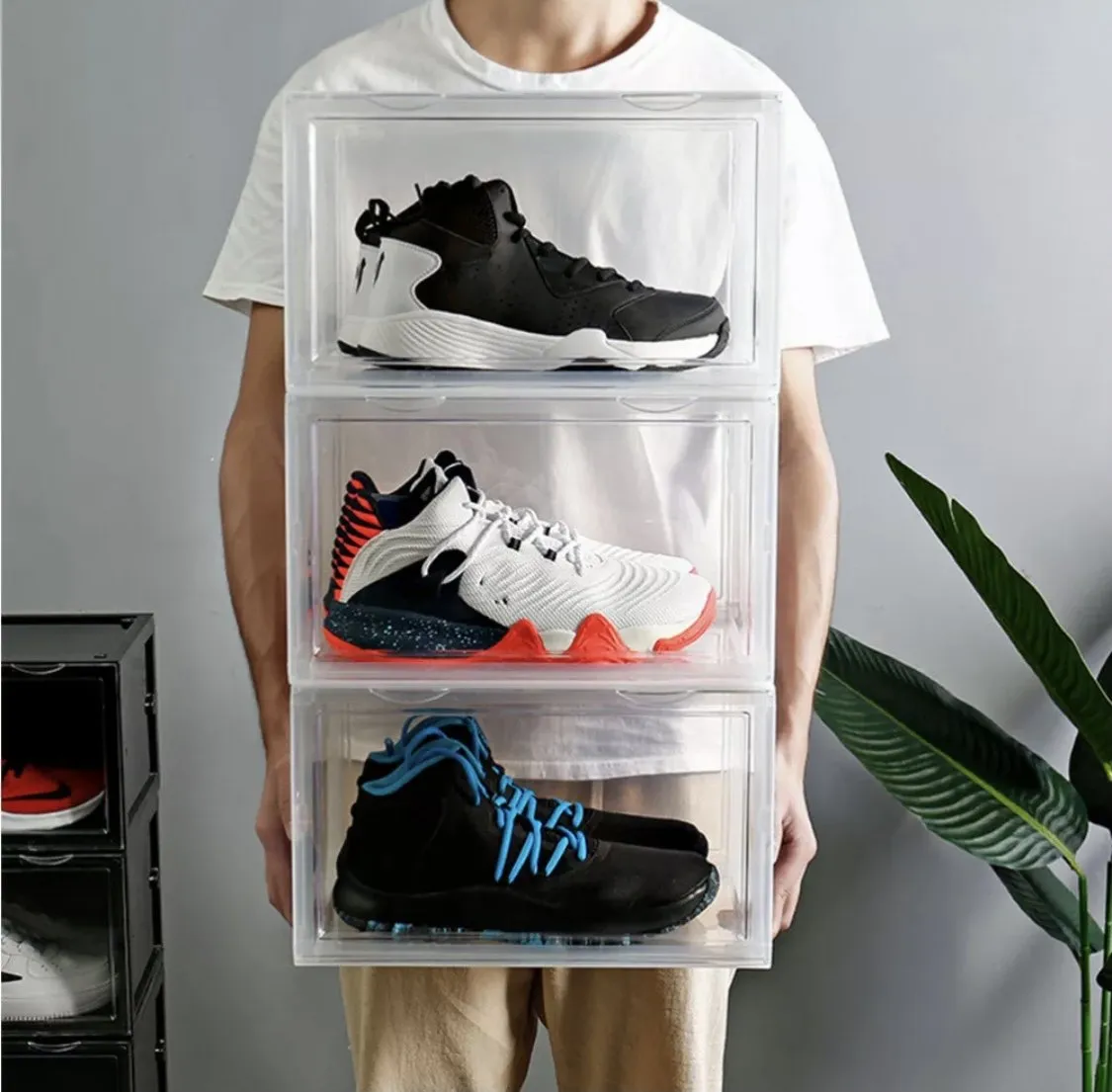 Premium Shoe Storage XL - Crystal Clear