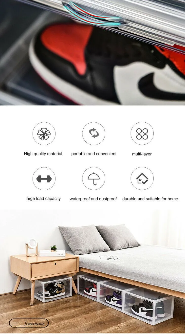 Premium Shoe Storage XL - Crystal Clear