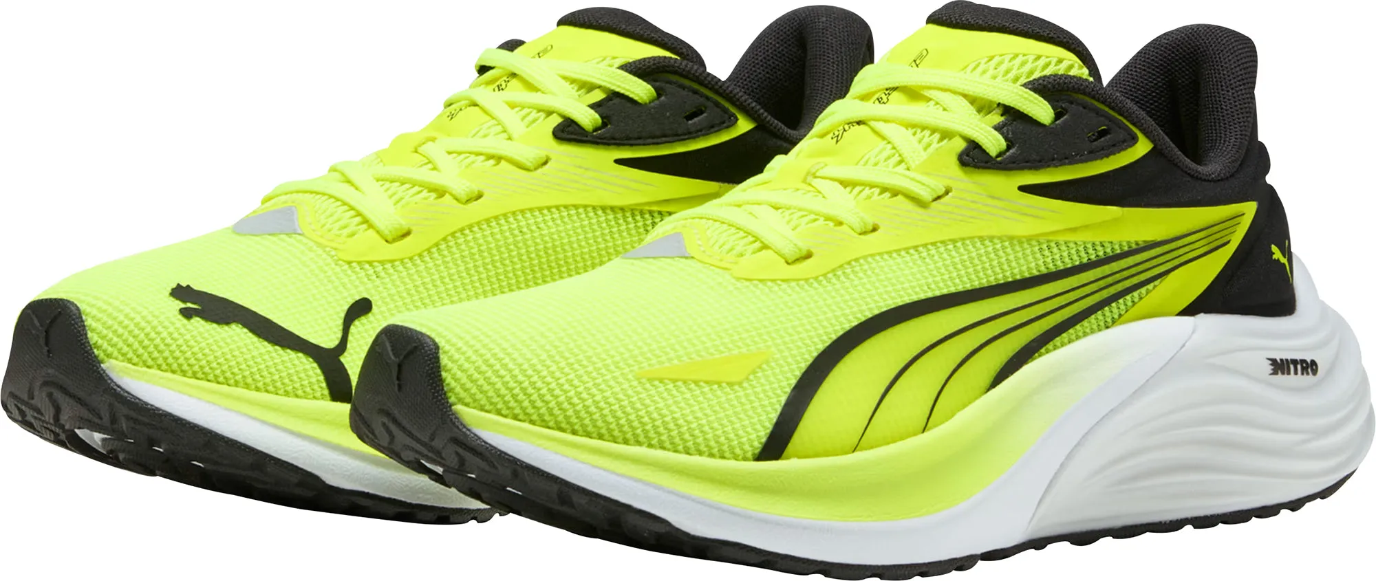 Puma Electrify Nitro 4 Junior Running Shoes - Yellow