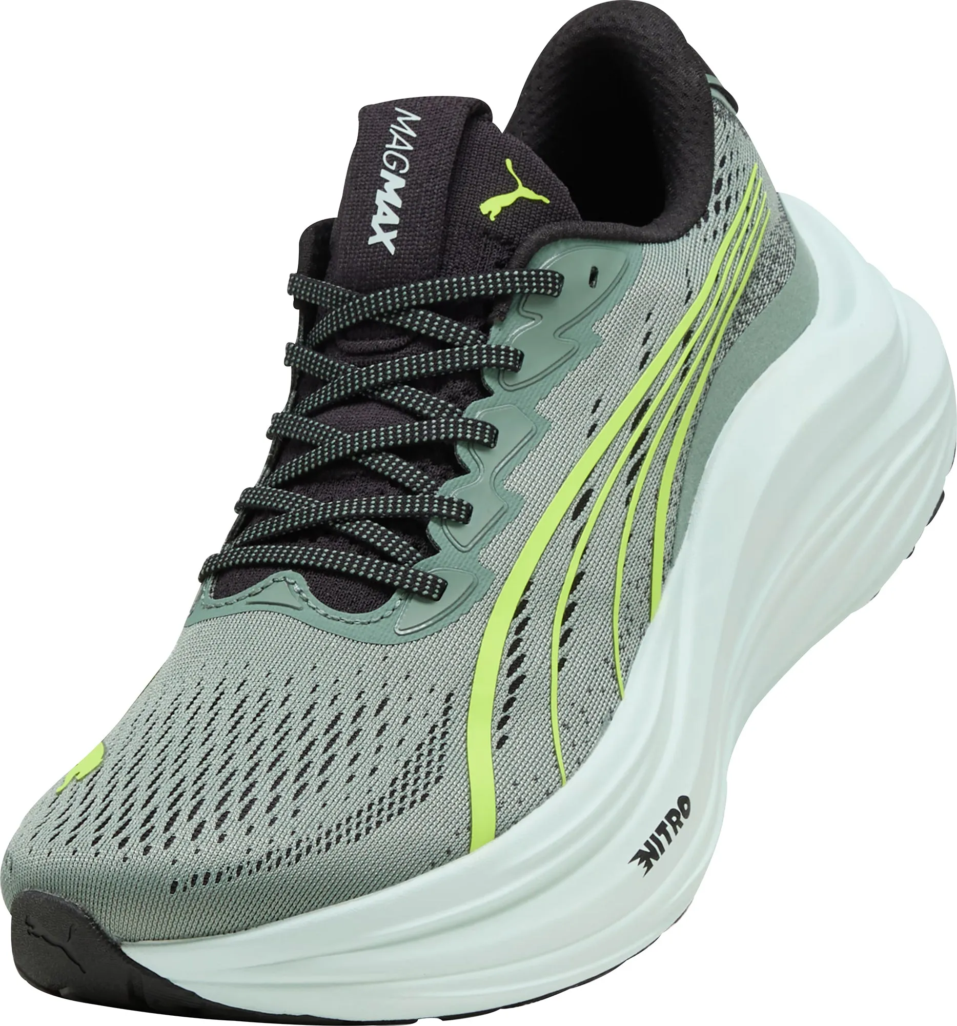 Puma MagMax Nitro Mens Running Shoes - Green