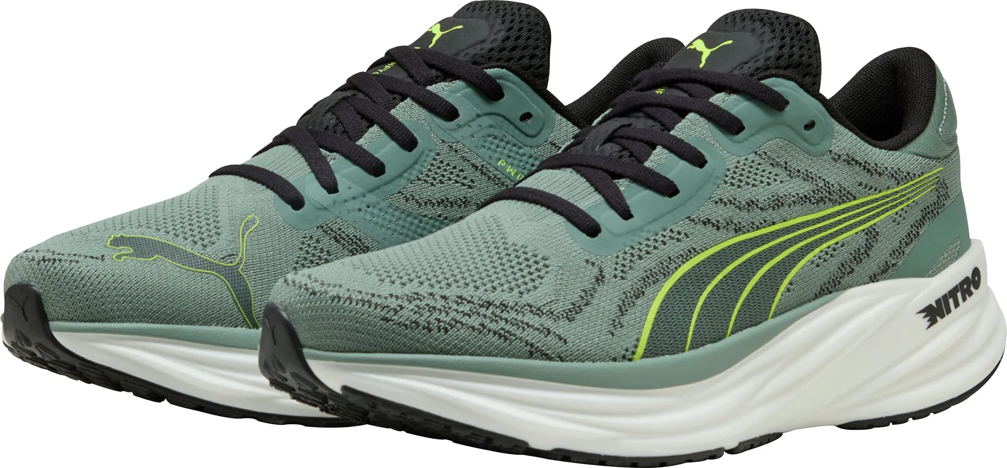 Puma Magnify Nitro 2 Mens Running Shoes - Green