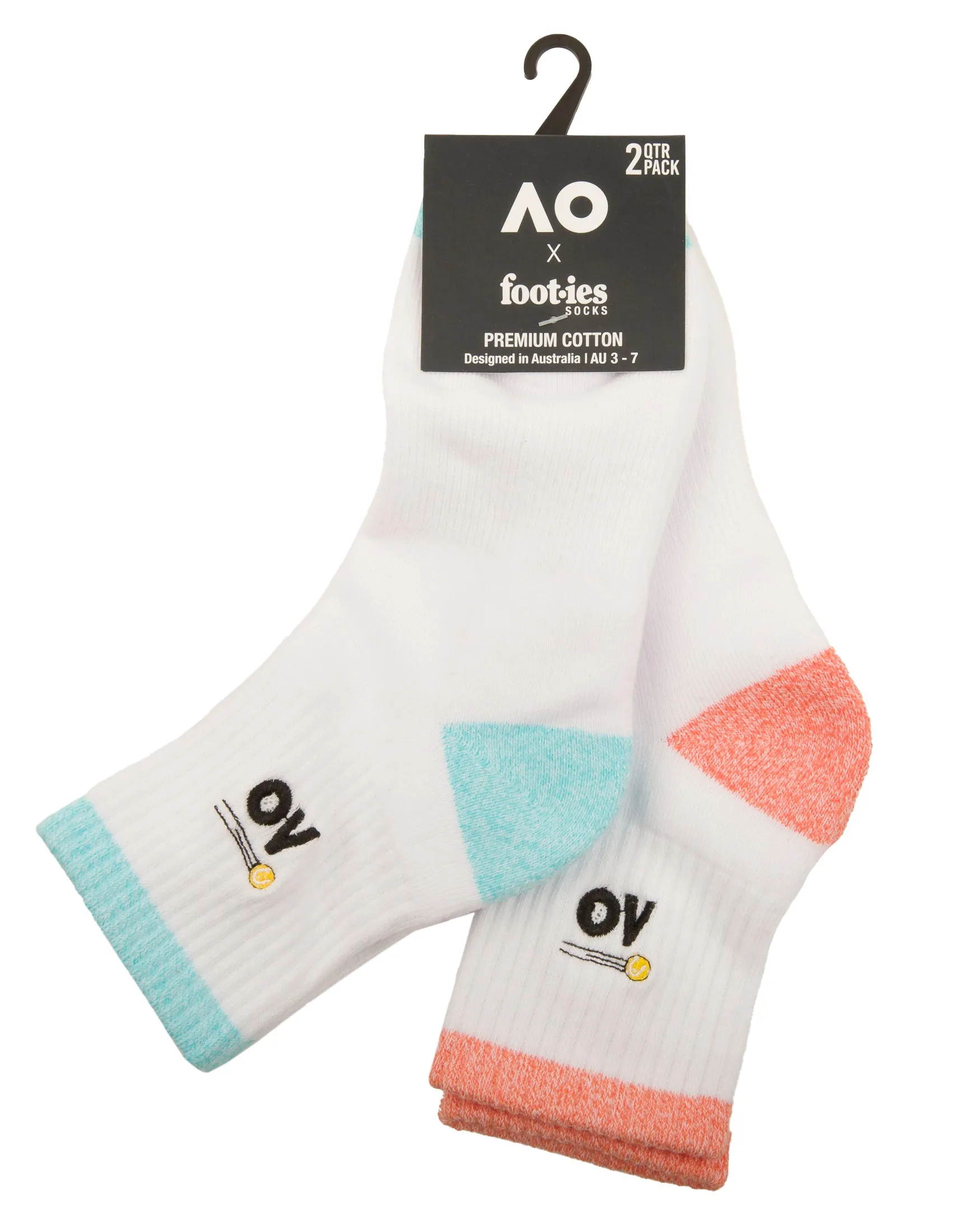 Quarter Socks - 2pk