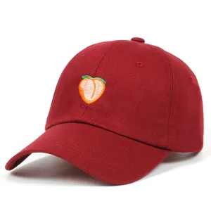 "PEACH" Casquette streetwear Rouge - URB1™