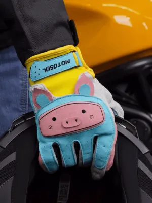 Rainbow Zoo Summer Breathable Motorcycle Gloves
