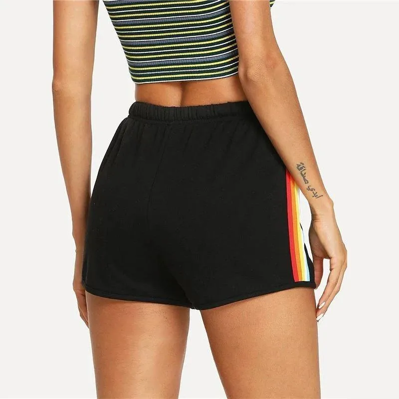 RainbowFlow Wide Leg Shorts