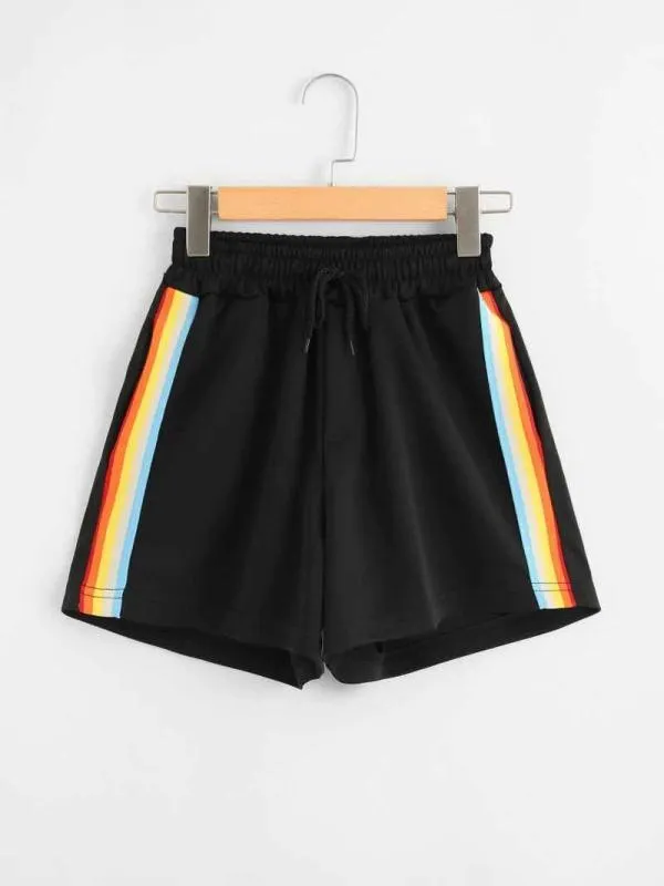 RainbowFlow Wide Leg Shorts