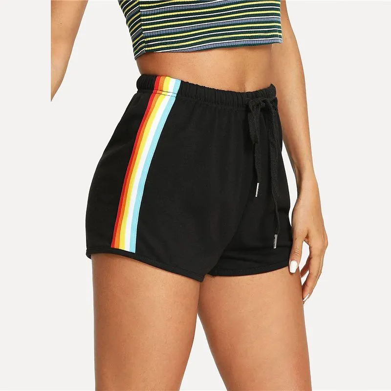 RainbowFlow Wide Leg Shorts