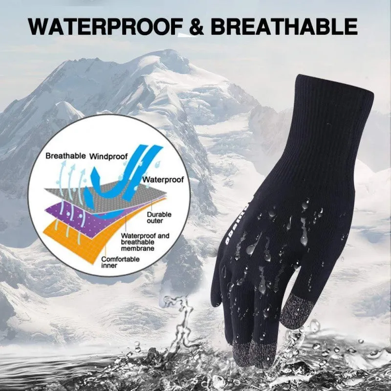 Randy Sun - Black Touch Screen Waterproof Gloves