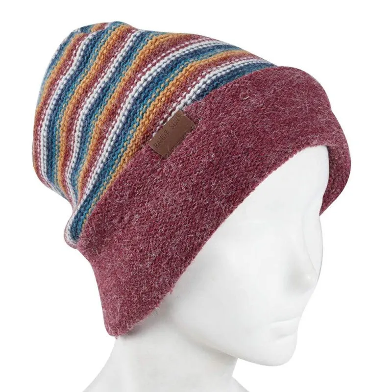 Randy Sun - Waterproof Beanie (Colorful Stripes)
