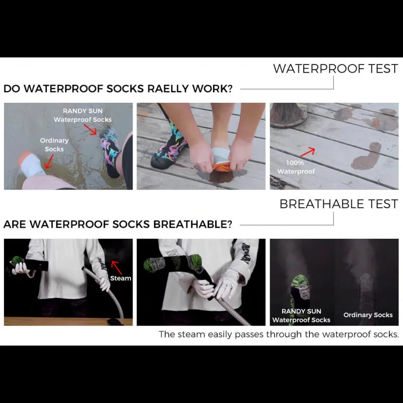 Randy Sun - Waterproof Socks Ultra Thin Ankle Low Cut - X164