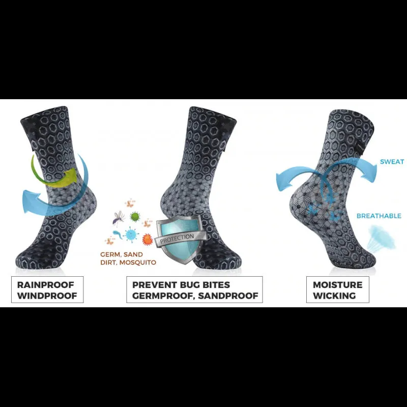 Randy Sun - Waterproof Socks Ultra Thin Mid Calf - X152