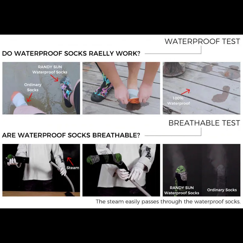 Randy Sun - Waterproof Socks Ultra Thin Mid Calf - X167