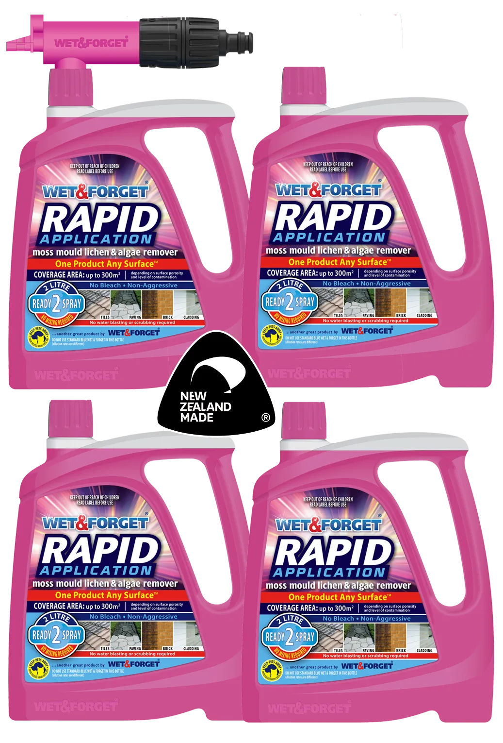 Rapid Application: Moss & Algae Remover