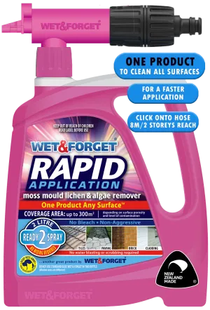 Rapid Application: Moss & Algae Remover