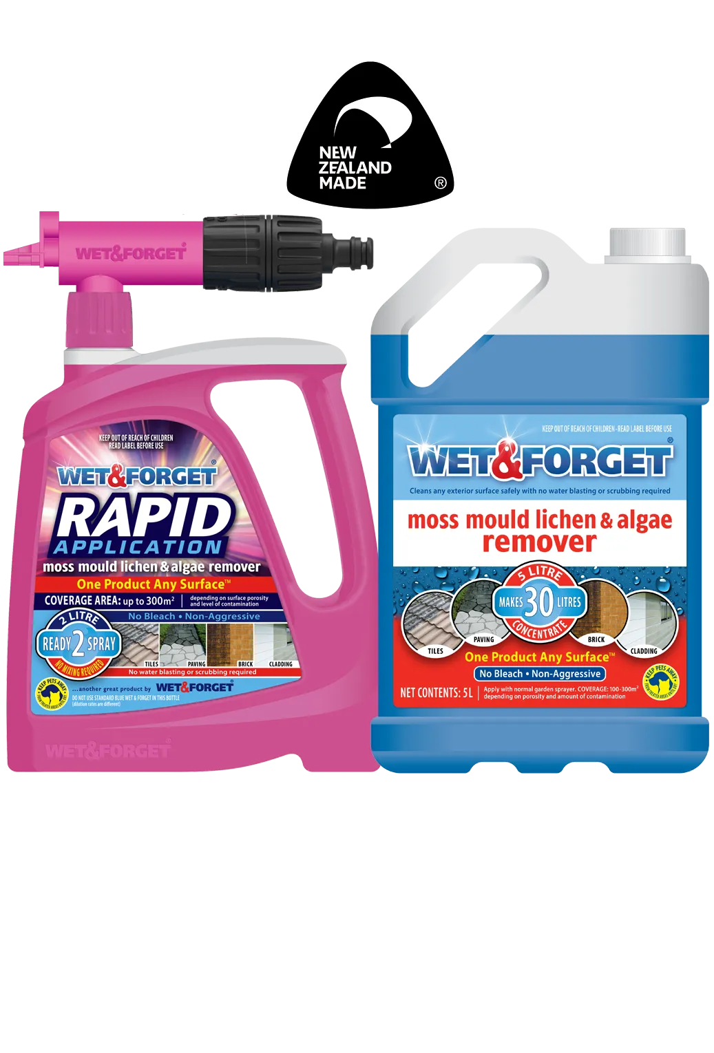 Rapid Application: Moss & Algae Remover