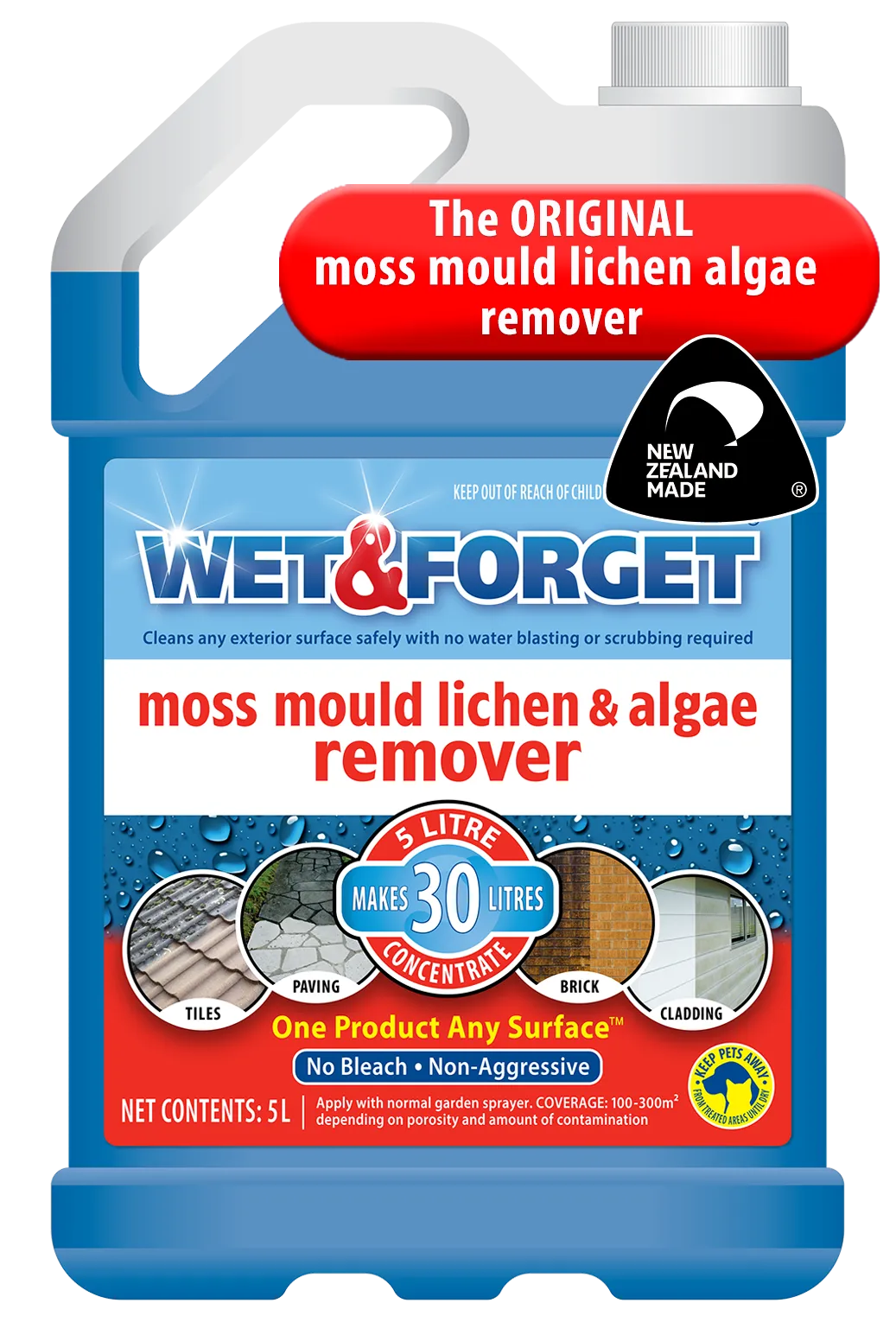 Rapid Application: Moss & Algae Remover