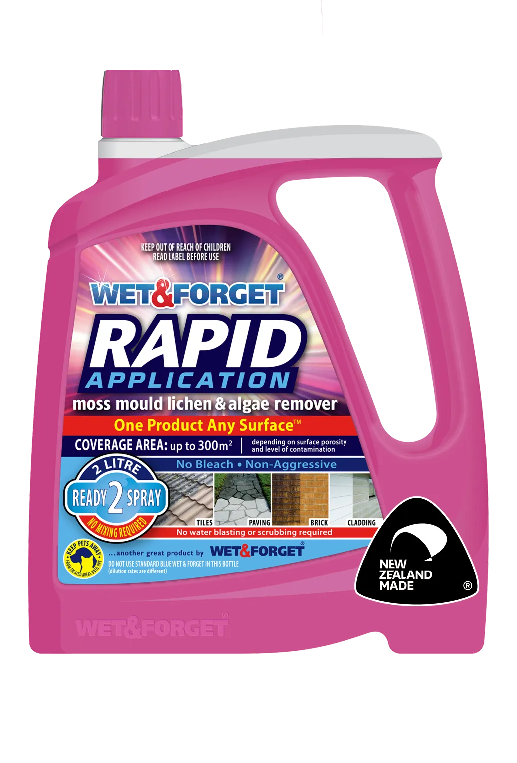 Rapid Application: Moss & Algae Remover