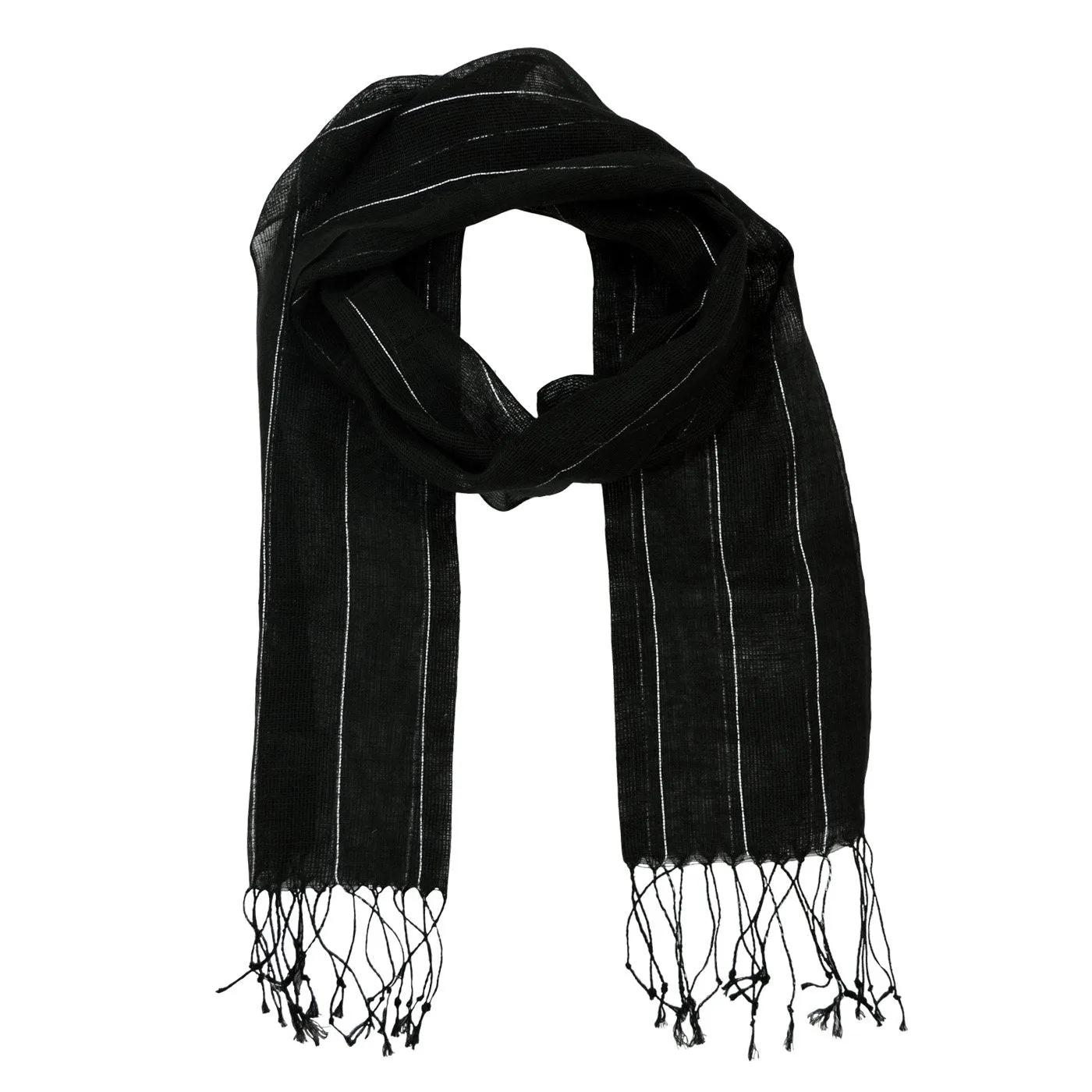 Renne Striped with Trim Scarf