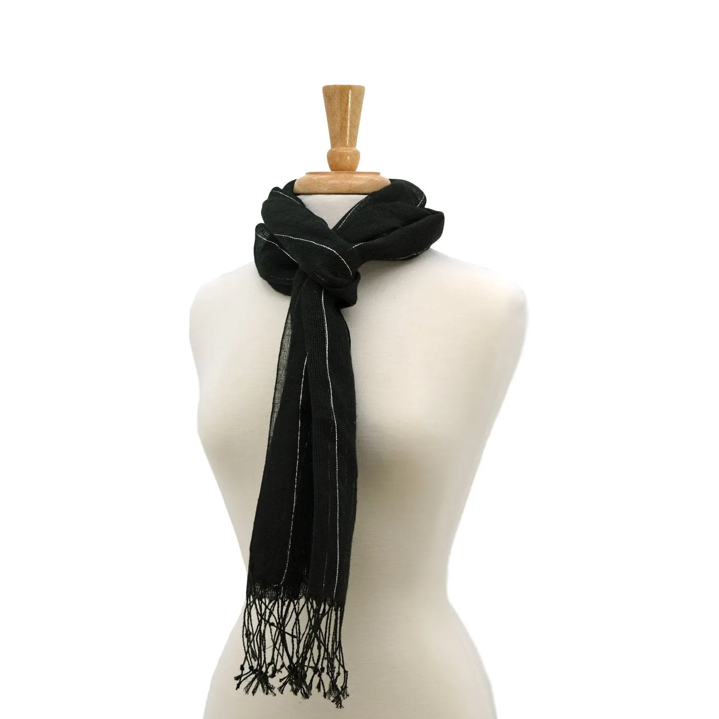 Renne Striped with Trim Scarf