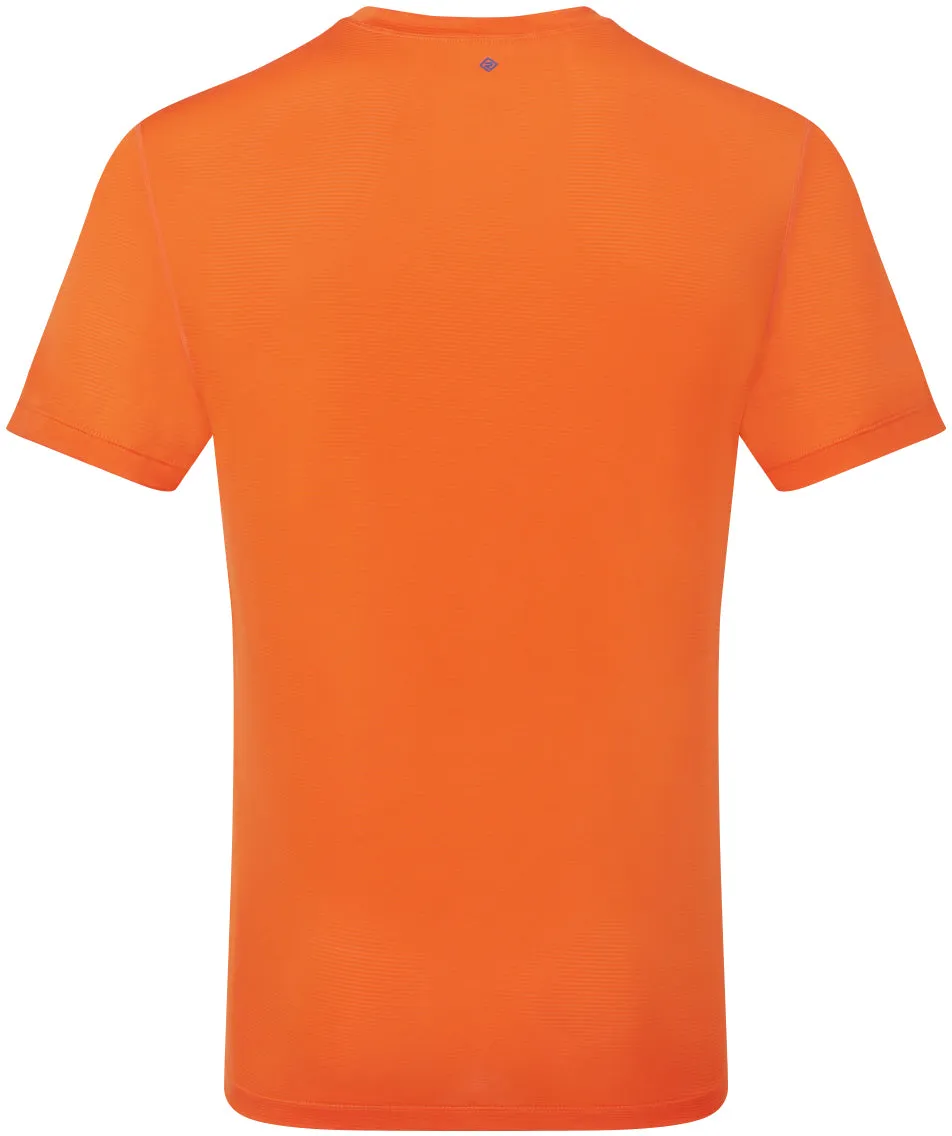 Ronhill Tech Short Sleeve Mens Running Top - Orange