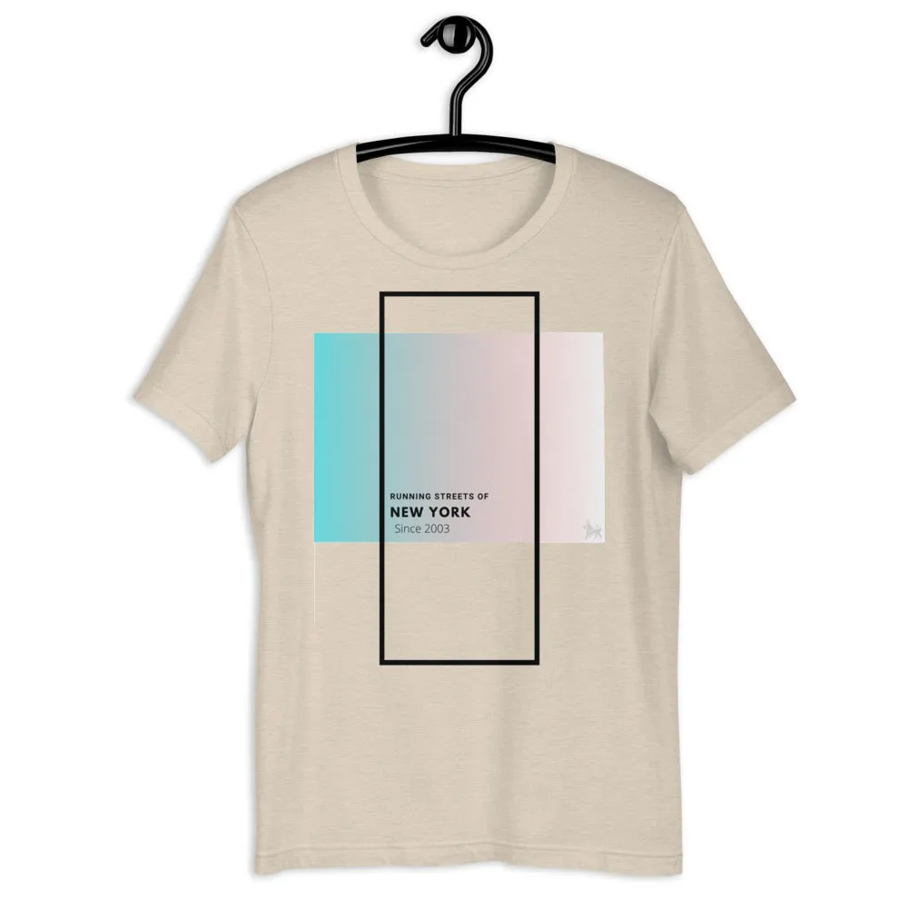 Running NY Streets Short-Sleeve Unisex T-Shirt /  4 Colors