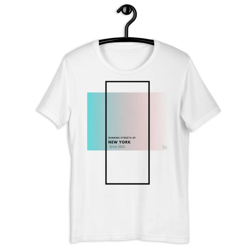 Running NY Streets Short-Sleeve Unisex T-Shirt /  4 Colors