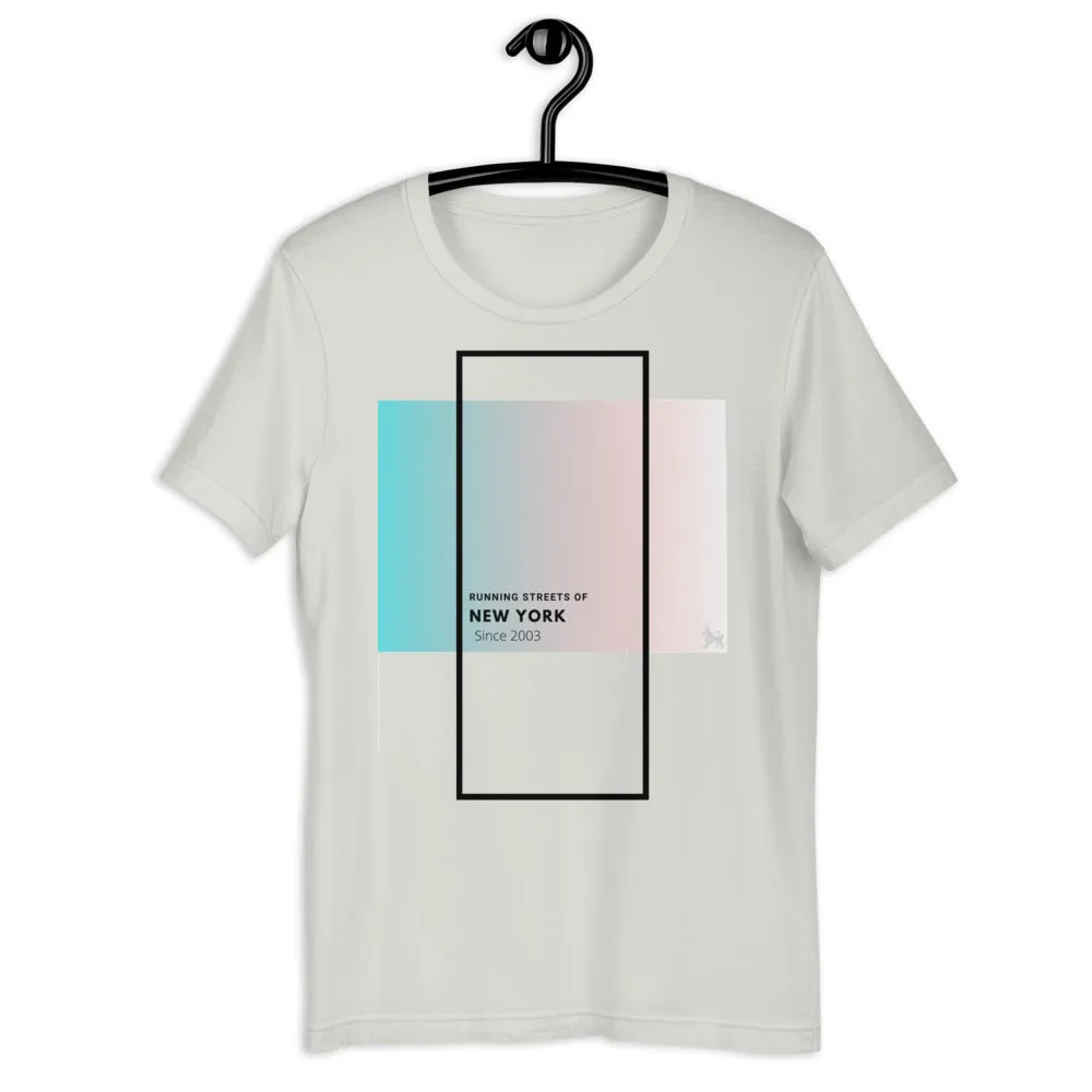 Running NY Streets Short-Sleeve Unisex T-Shirt /  4 Colors