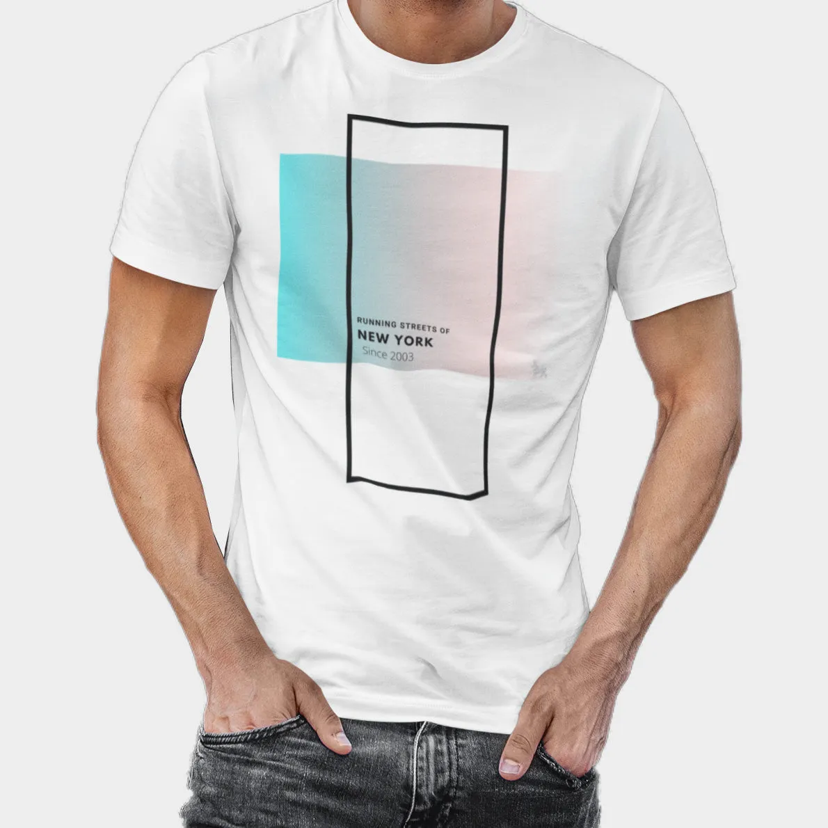 Running NY Streets Short-Sleeve Unisex T-Shirt /  4 Colors