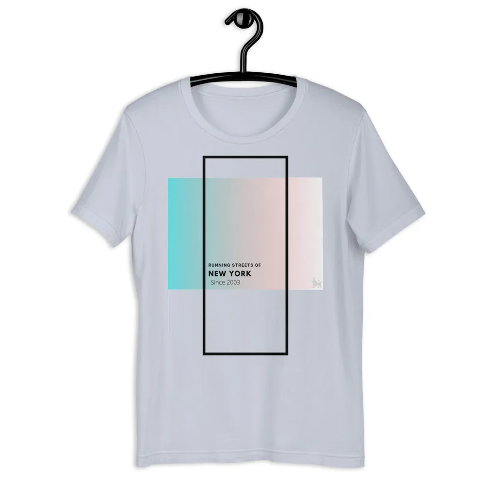 Running NY Streets Short-Sleeve Unisex T-Shirt /  4 Colors