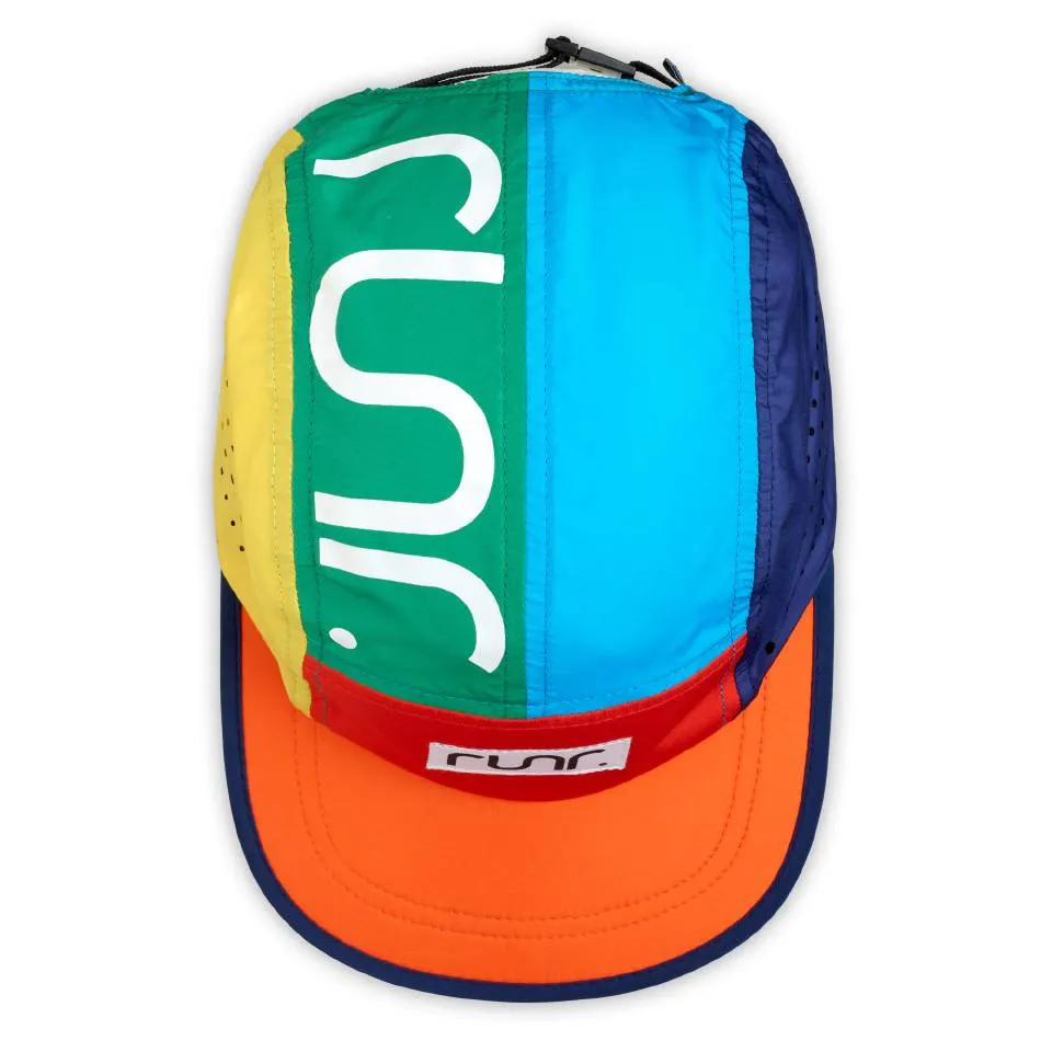 Runr Rio Technical Running Hat - Multi Coloured