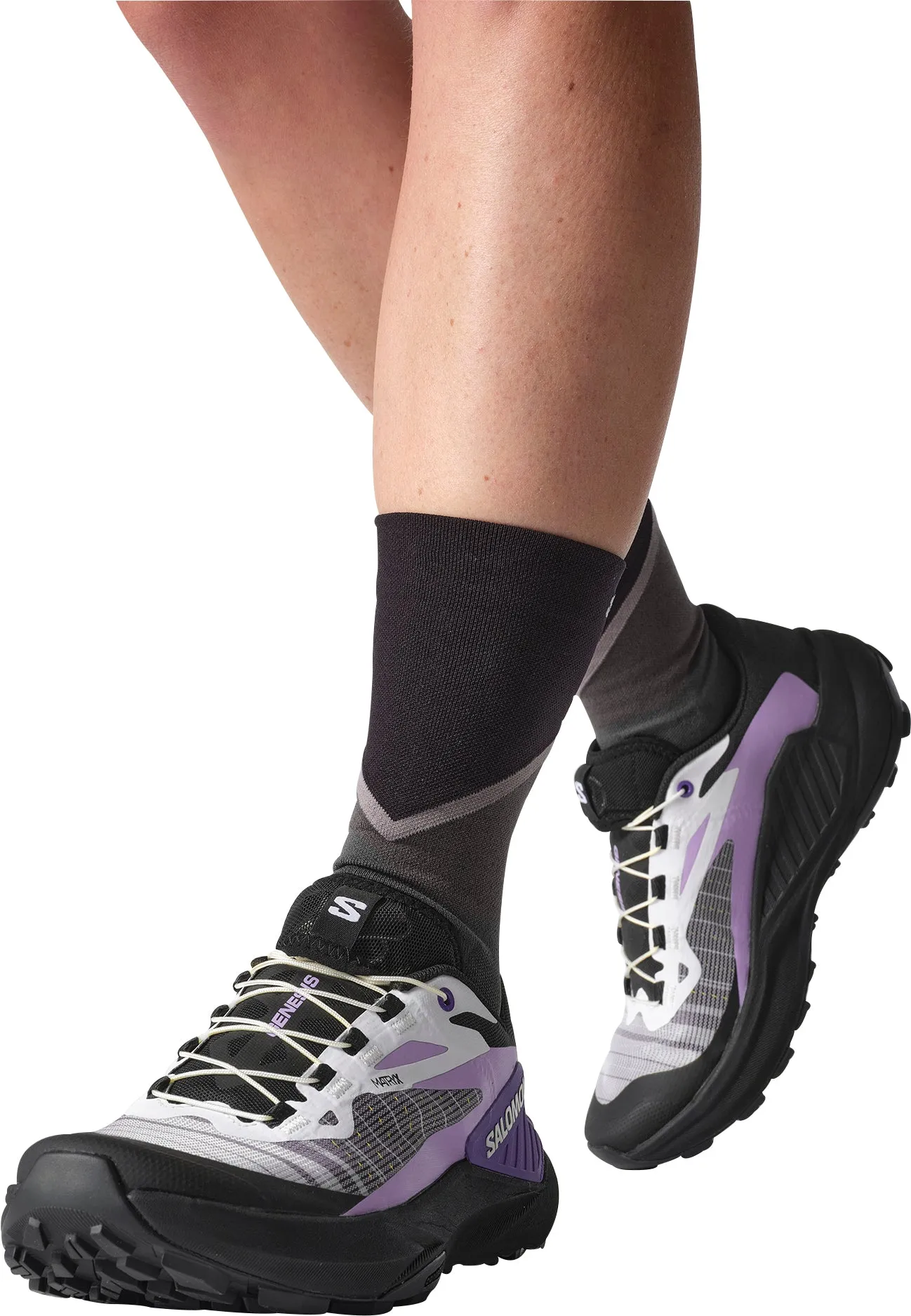 Salomon Genesis Womens Trail Running Shoes - Black