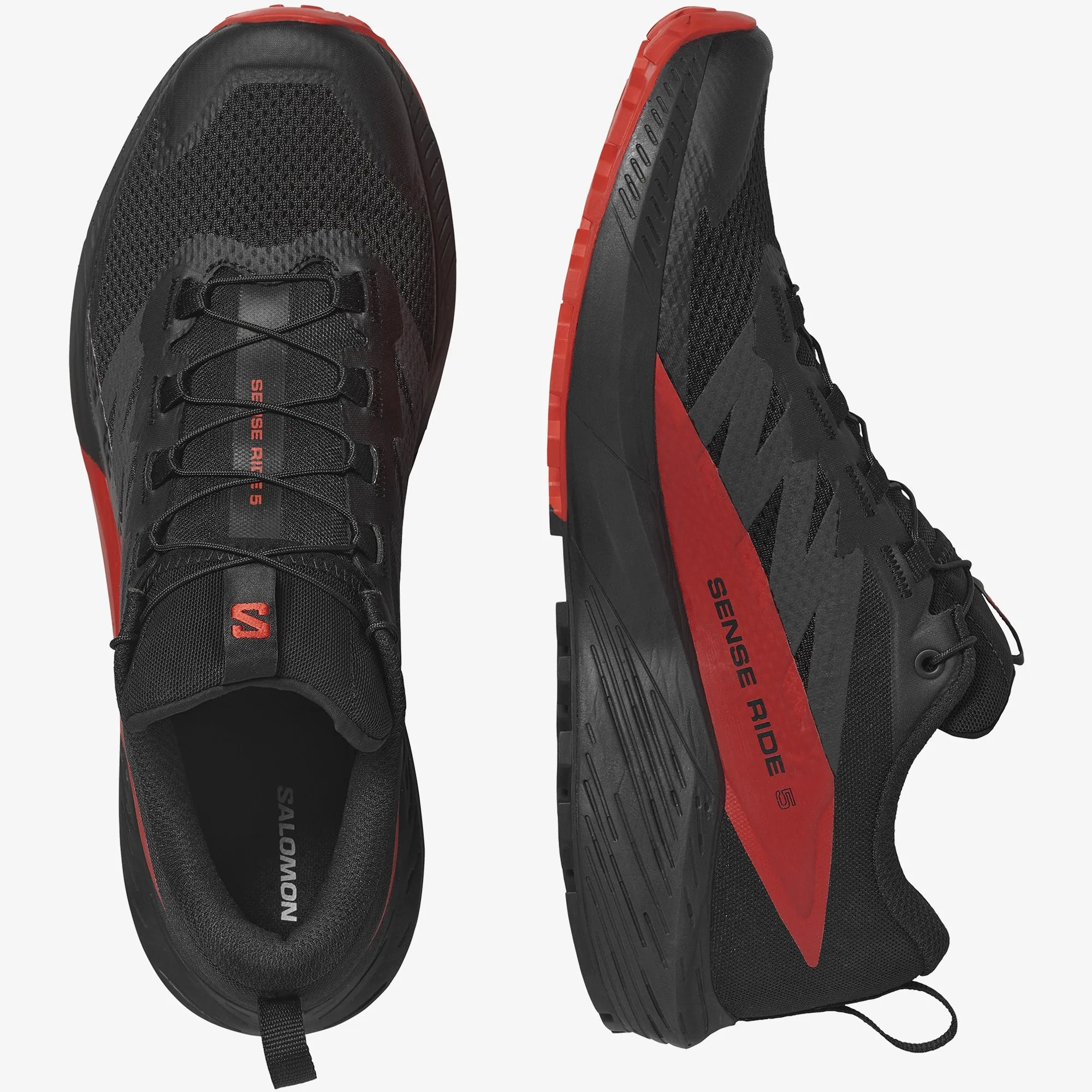 Salomon Mens Sense Ride 5 Trail Running Shoe