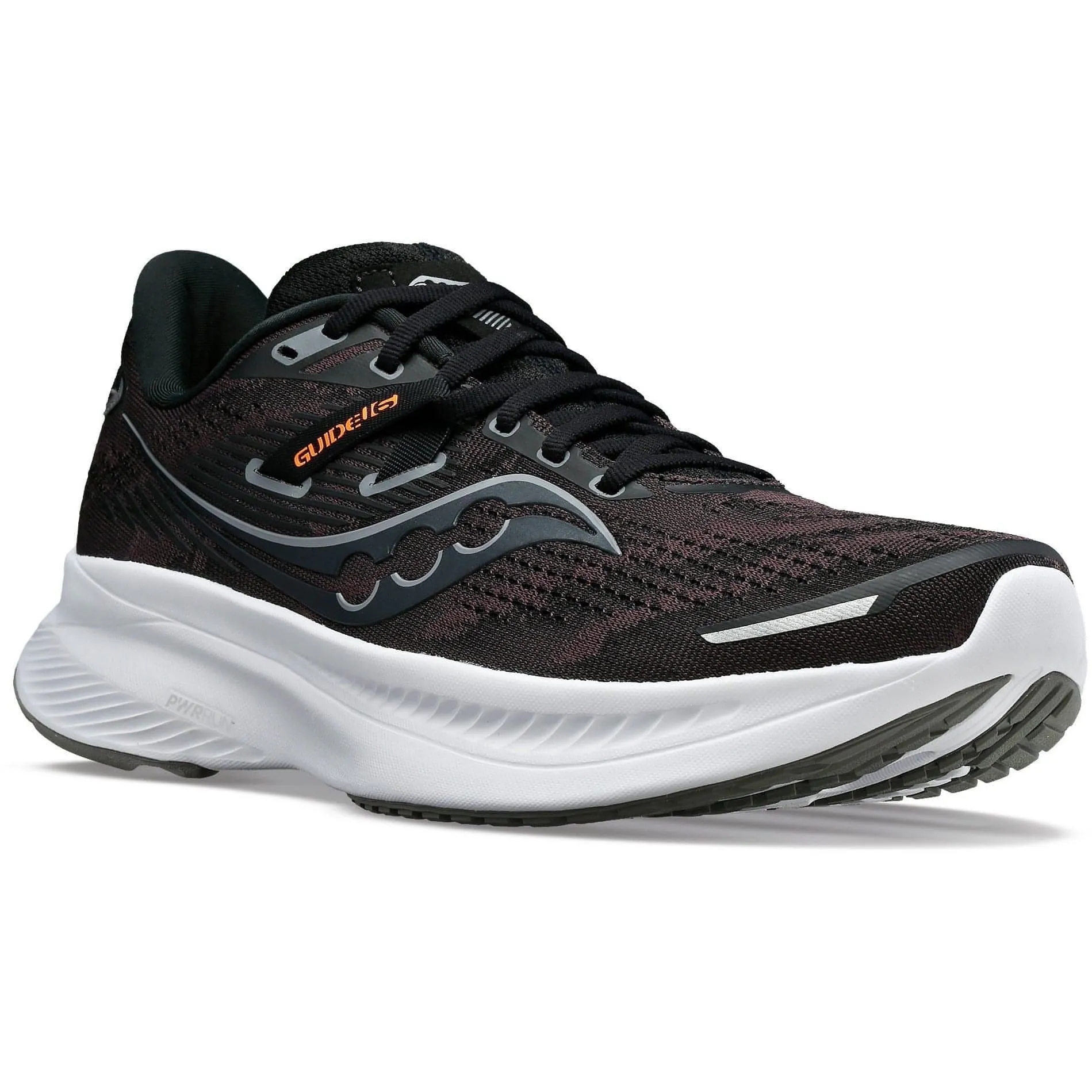 Saucony Guide 16 WIDE FIT Mens Running Shoes - Black