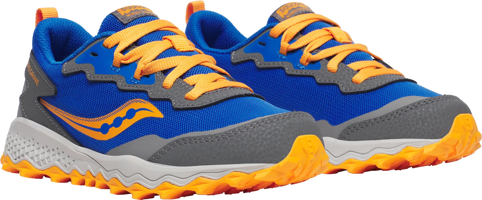 Saucony Peregrine KDZ Shield Junior Trail Running Shoes - Blue